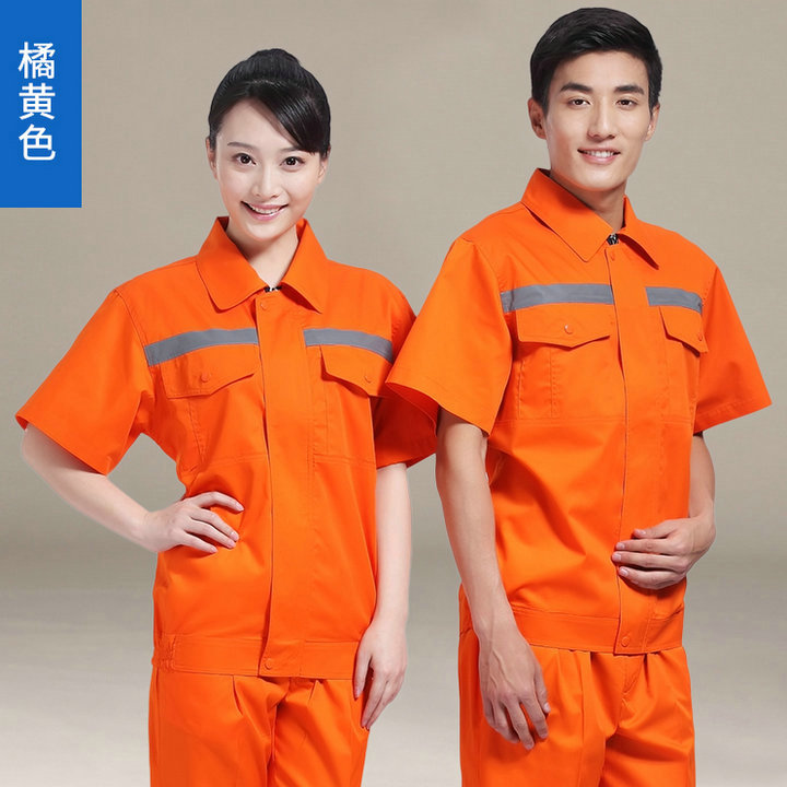 加油站工作服,加油站工服廠家,夏季短袖工服